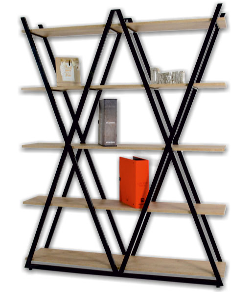 Wooden and Iron Shelf